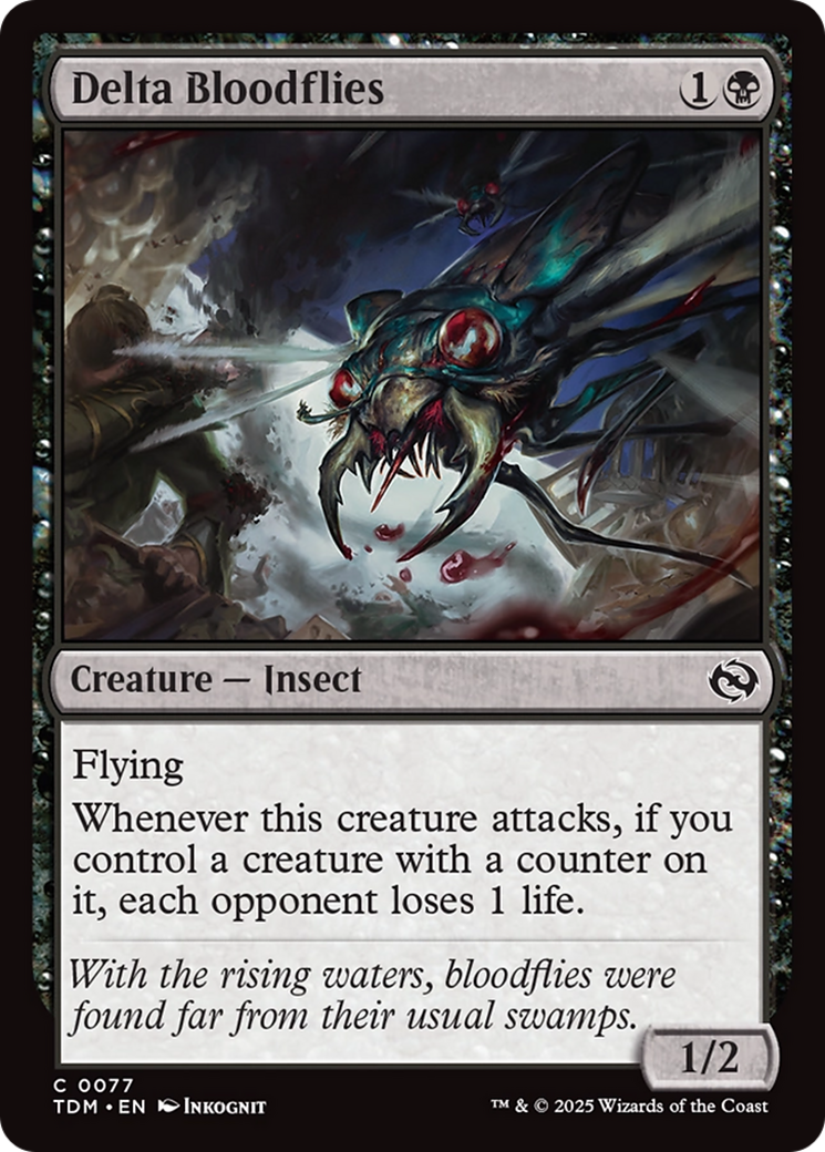 Delta Bloodflies [Tarkir: Dragonstorm] | Fandemonia Ltd