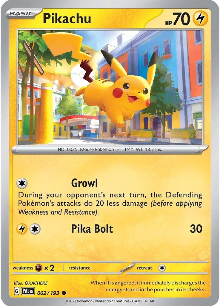 Pikachu (062/193) [Scarlet & Violet: Paldea Evolved] | Fandemonia Ltd