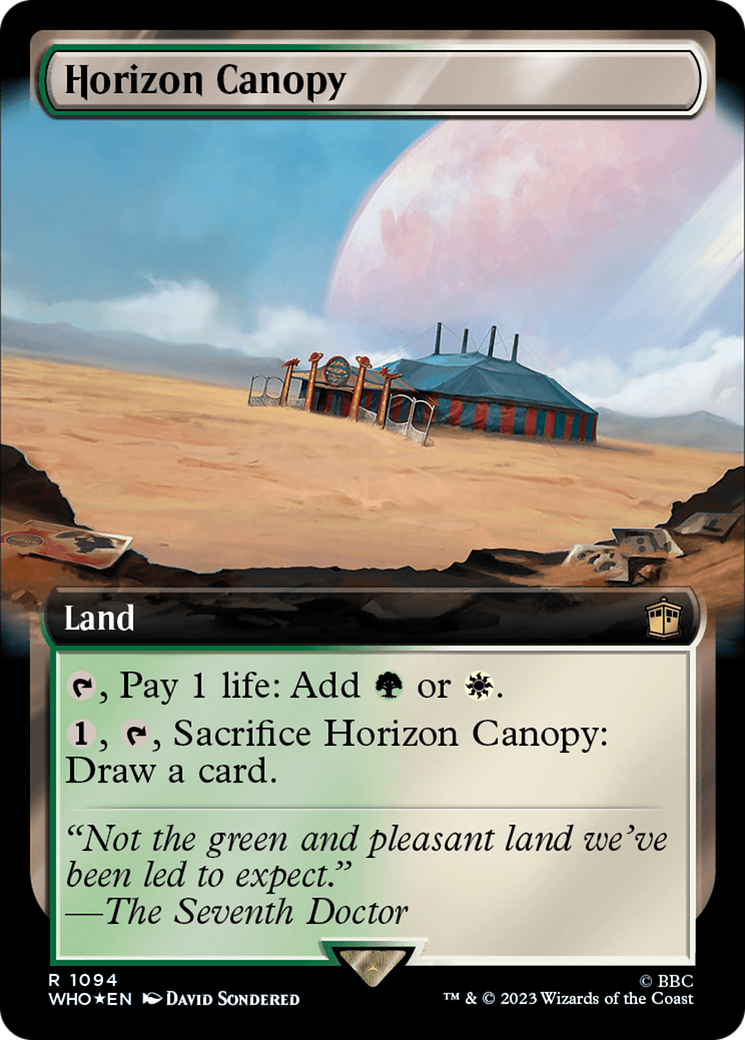 Horizon Canopy (Extended Art) (Surge Foil) [Doctor Who] | Fandemonia Ltd