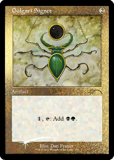 Golgari Signet (Retro) (Foil Etched) [Secret Lair Drop Series] | Fandemonia Ltd