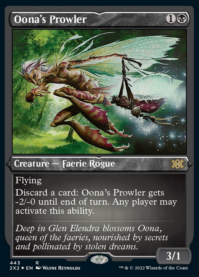 Oona's Prowler (Foil Etched) [Double Masters 2022] | Fandemonia Ltd