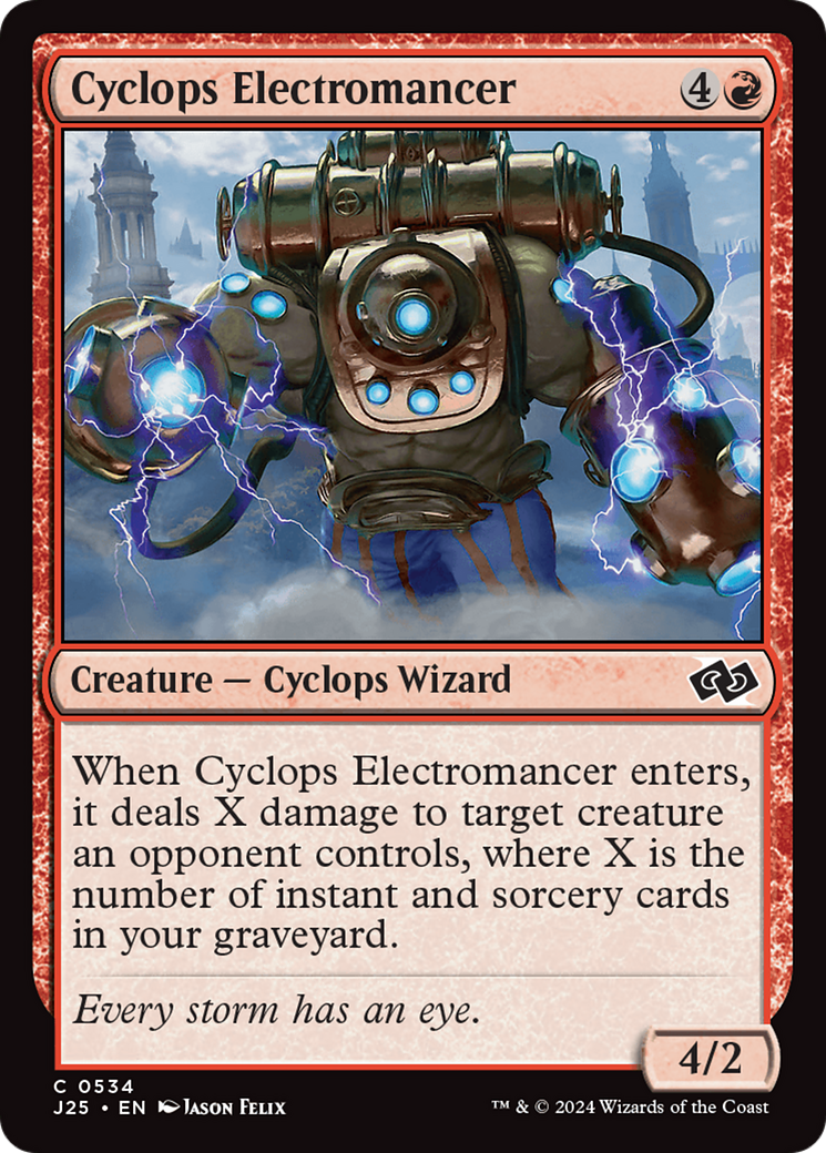 Cyclops Electromancer [Foundations Jumpstart] | Fandemonia Ltd