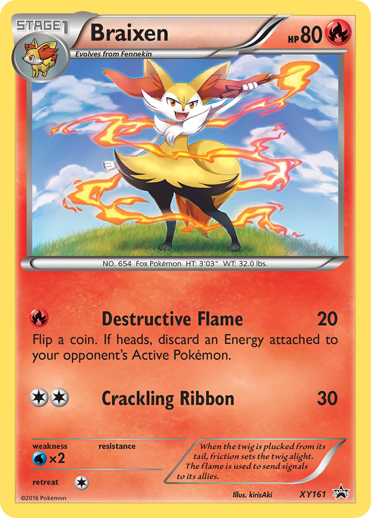 Braixen (XY161) [XY: Black Star Promos] | Fandemonia Ltd