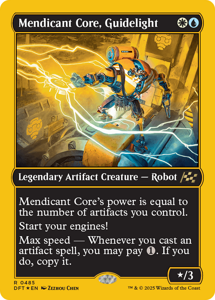Mendicant Core, Guidelight (First-Place Foil) [Aetherdrift] | Fandemonia Ltd