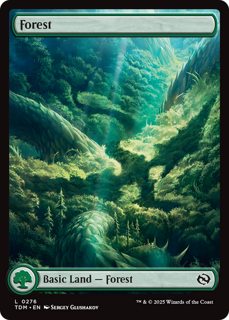 Forest (0276) [Tarkir: Dragonstorm] | Fandemonia Ltd