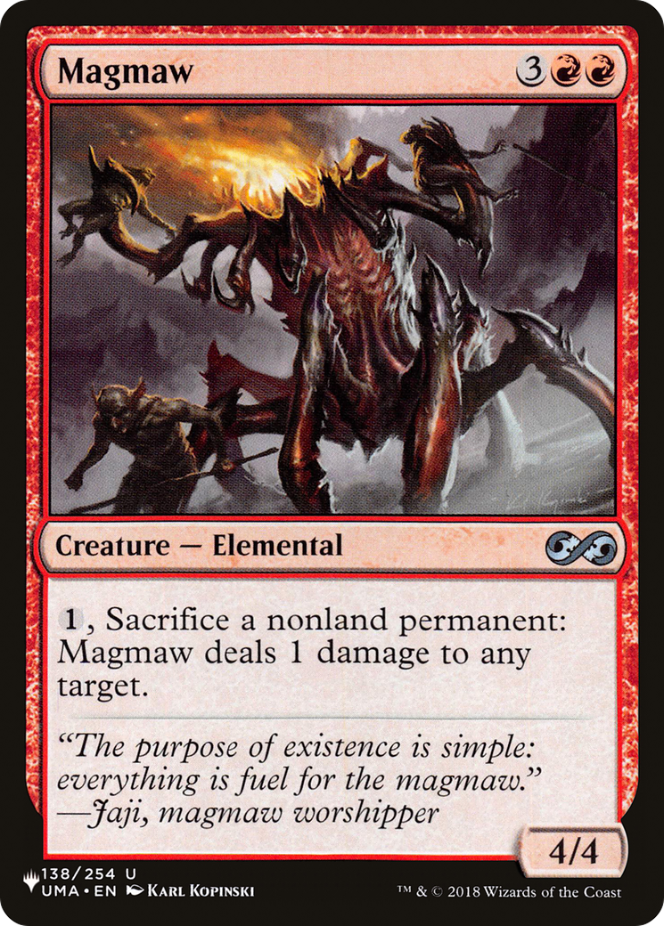 Magmaw [The List] | Fandemonia Ltd