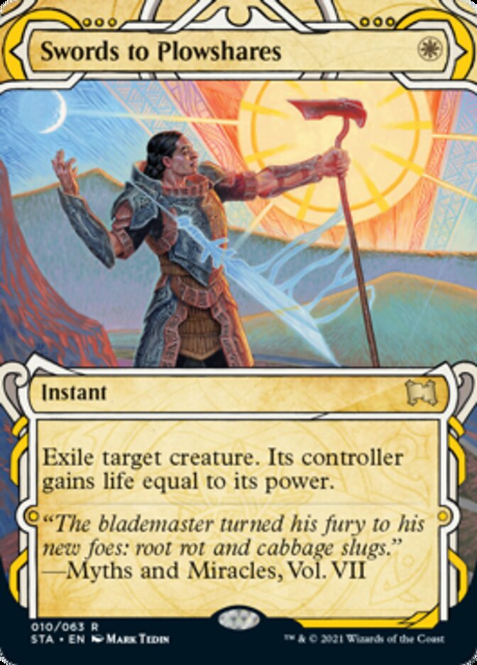 Swords to Plowshares (Foil Etched) [Strixhaven: Mystical Archive] | Fandemonia Ltd