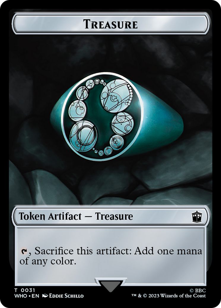 Copy // Treasure (0031) Double-Sided Token [Doctor Who Tokens] | Fandemonia Ltd