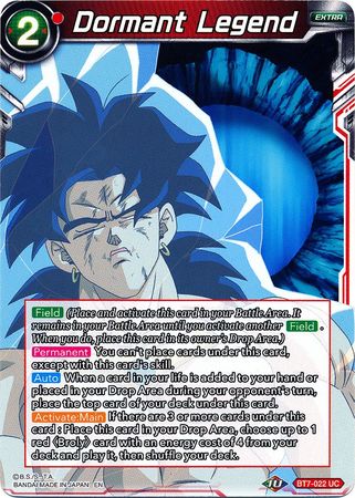 Dormant Legend (BT7-022) [Assault of the Saiyans] | Fandemonia Ltd