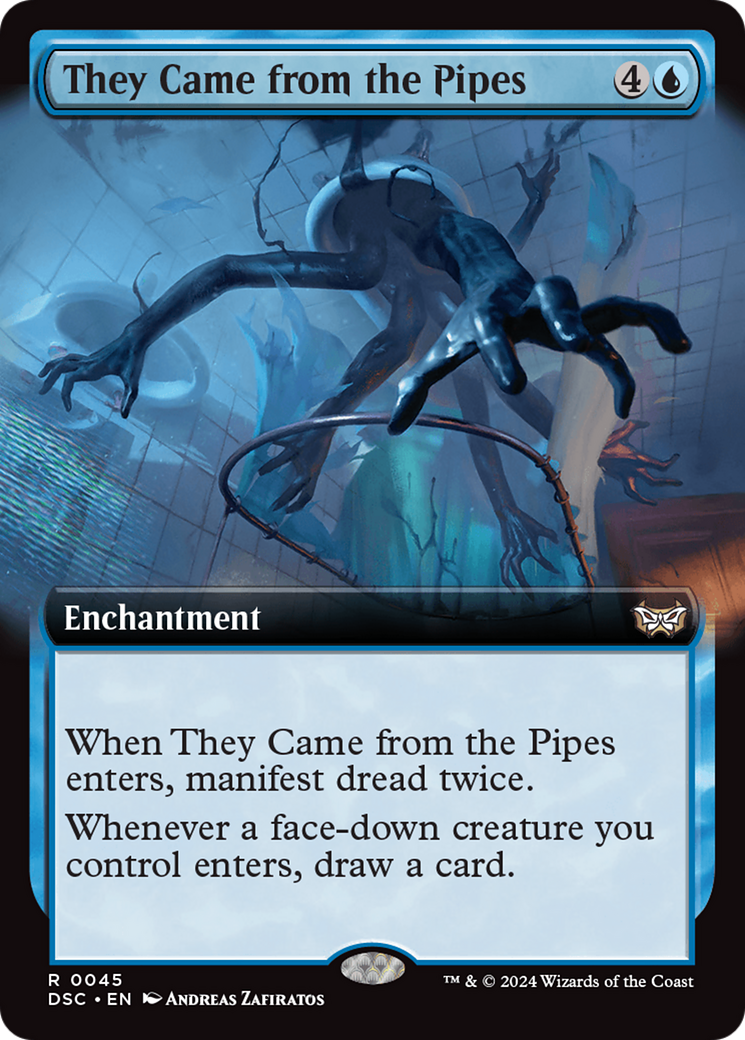 They Came from the Pipes (Extended Art) [Duskmourn: House of Horror Commander] | Fandemonia Ltd