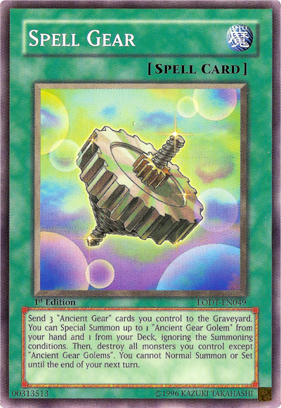 Spell Gear [LODT-EN049] Common | Fandemonia Ltd