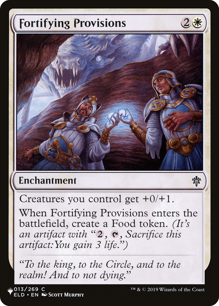 Fortifying Provisions [The List] | Fandemonia Ltd