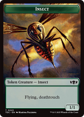 Insect (0023) // Wall Double-Sided Token [Tarkir: Dragonstorm Commander Tokens] | Fandemonia Ltd