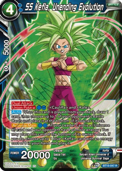 SS Kefla, Unending Evolution (BT15-047) [Saiyan Showdown] | Fandemonia Ltd