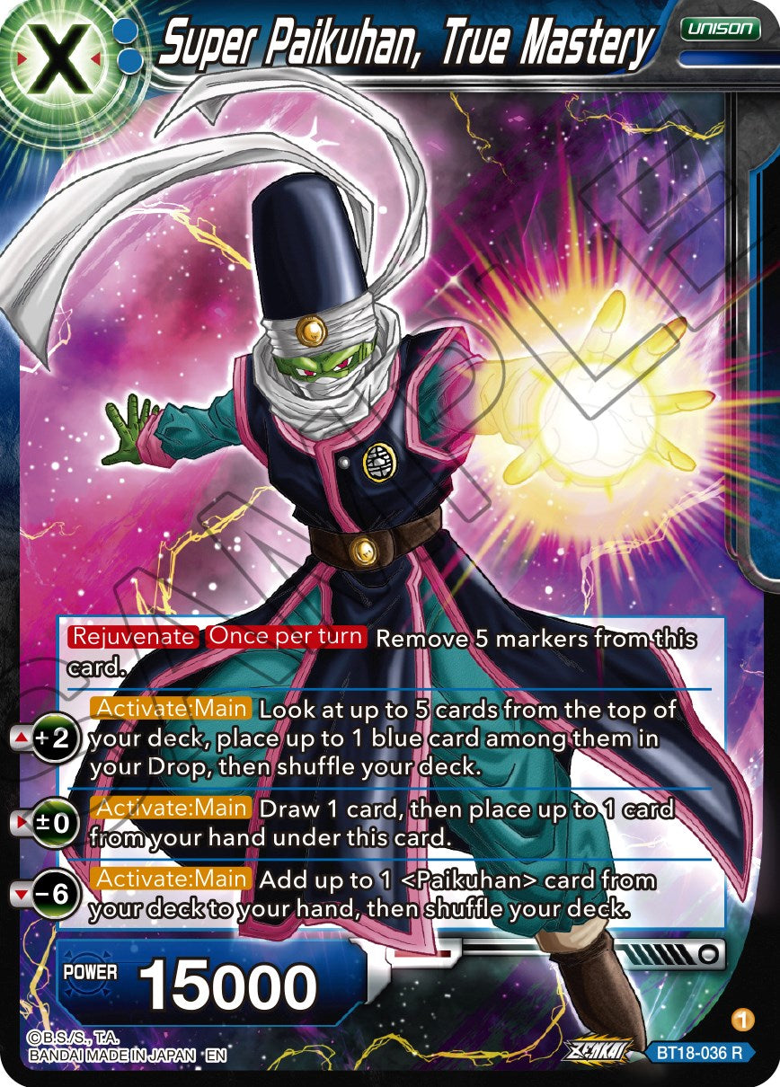 Super Paikuhan, True Master (BT18-036) [Dawn of the Z-Legends] | Fandemonia Ltd