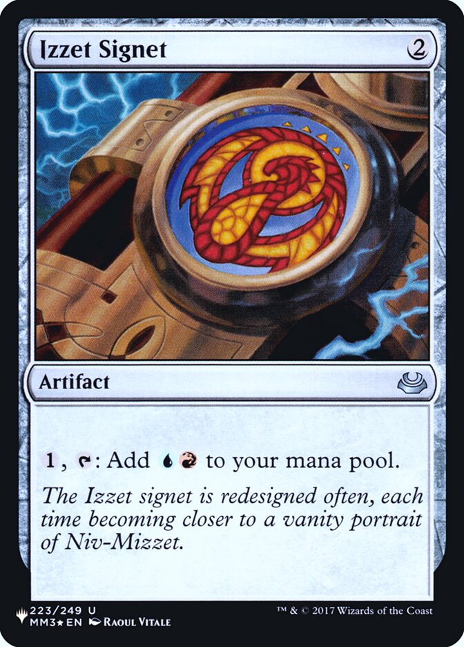 Izzet Signet [Secret Lair: Heads I Win, Tails You Lose] | Fandemonia Ltd