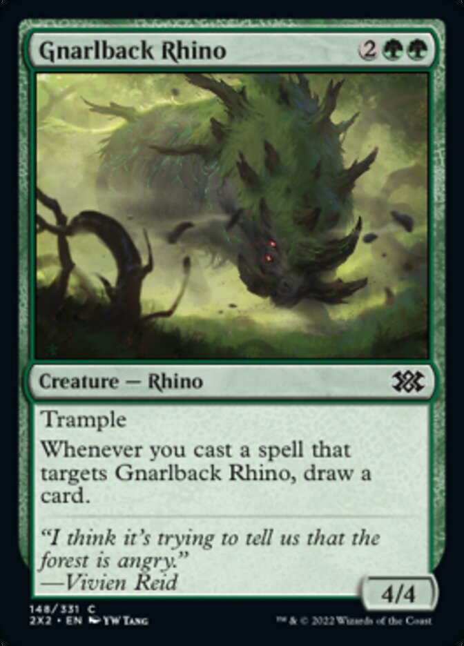 Gnarlback Rhino [Double Masters 2022] | Fandemonia Ltd