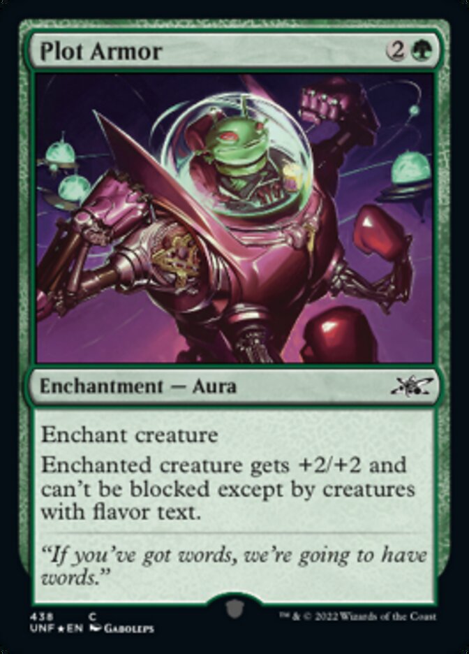 Plot Armor (Galaxy Foil) [Unfinity] | Fandemonia Ltd