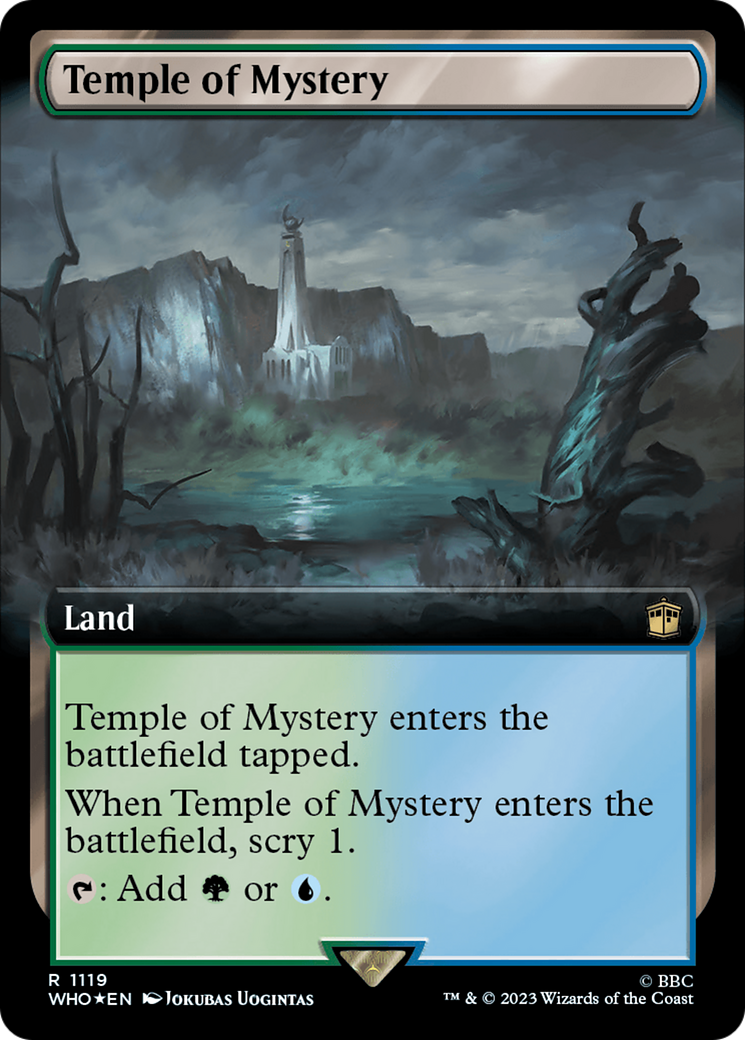 Temple of Mystery (Extended Art) (Surge Foil) [Doctor Who] | Fandemonia Ltd
