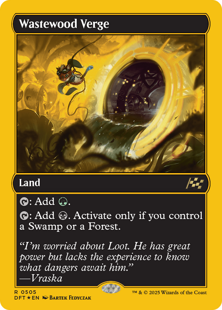 Wastewood Verge (First-Place Foil) [Aetherdrift] | Fandemonia Ltd