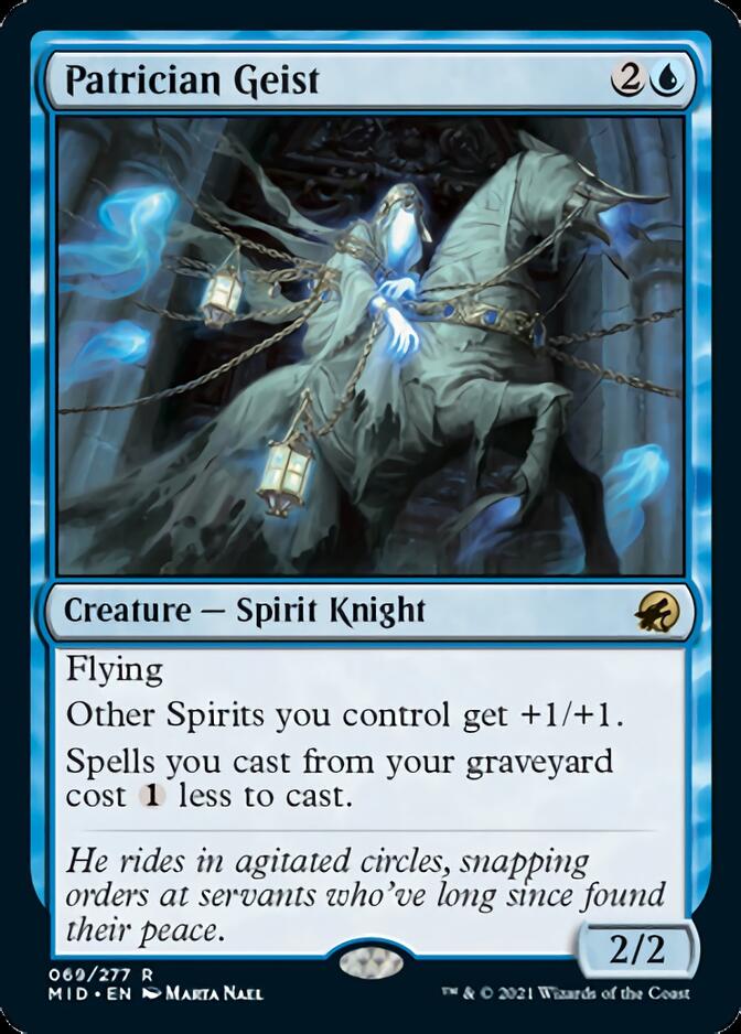 Patrician Geist [Innistrad: Midnight Hunt] | Fandemonia Ltd
