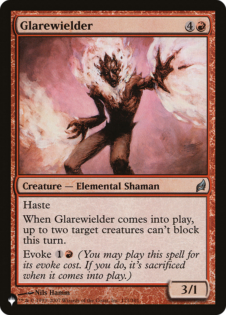 Glarewielder [The List] | Fandemonia Ltd