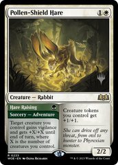 Pollen-Shield Hare // Hare Raising (Promo Pack) [Wilds of Eldraine Promos] | Fandemonia Ltd