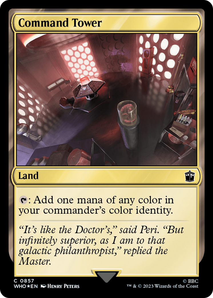 Command Tower (0857) (Surge Foil) [Doctor Who] | Fandemonia Ltd