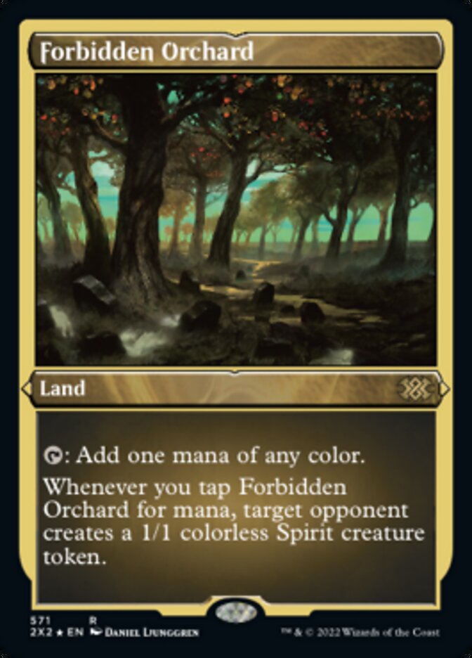 Forbidden Orchard (Foil Etched) [Double Masters 2022] | Fandemonia Ltd