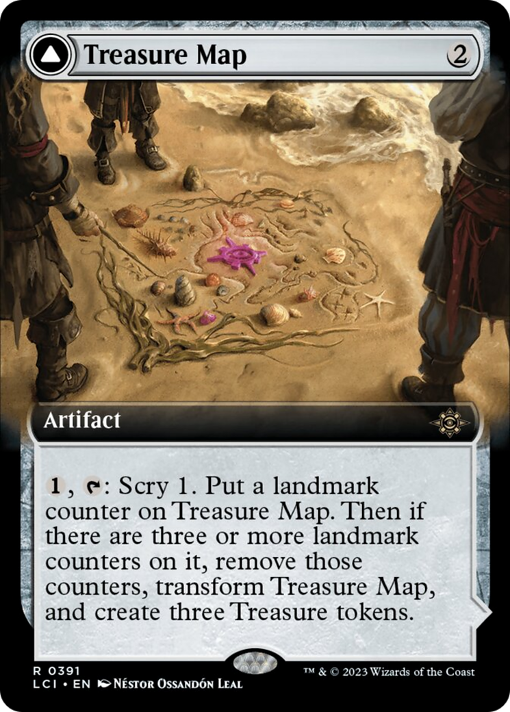 Treasure Map // Treasure Cove (Extended Art) [The Lost Caverns of Ixalan] | Fandemonia Ltd
