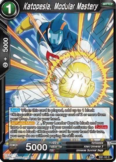Katopesla, Modular Mastery (EB1-53) [Battle Evolution Booster] | Fandemonia Ltd