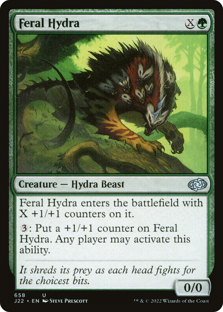 Feral Hydra [Jumpstart 2022] | Fandemonia Ltd