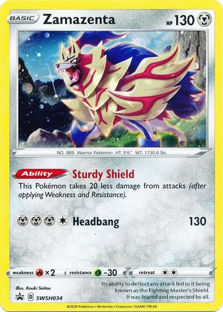 Zamazenta (SWSH034) [Sword & Shield: Black Star Promos] | Fandemonia Ltd