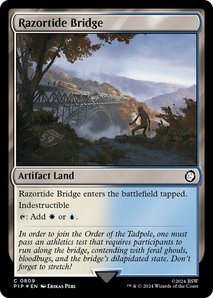 Razortide Bridge (Surge Foil) [Fallout] | Fandemonia Ltd