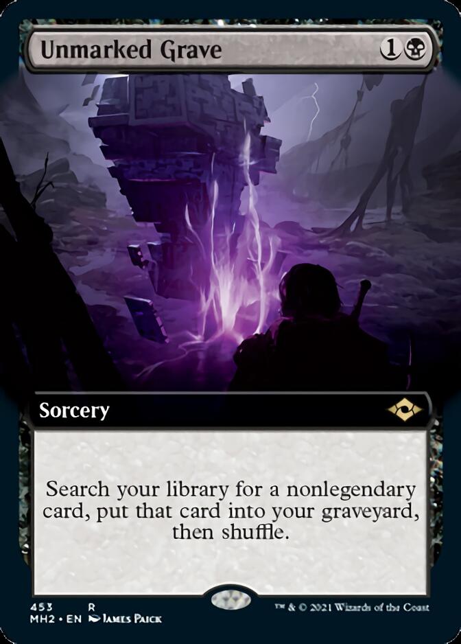 Unmarked Grave (Extended Art) [Modern Horizons 2] | Fandemonia Ltd