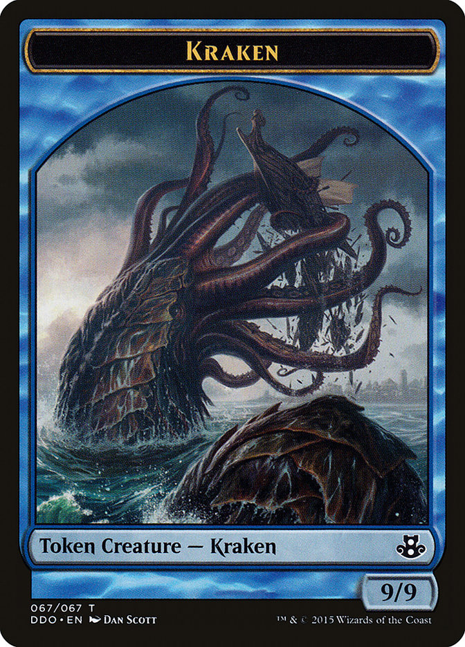 Kraken Token [Duel Decks: Elspeth vs. Kiora] | Fandemonia Ltd