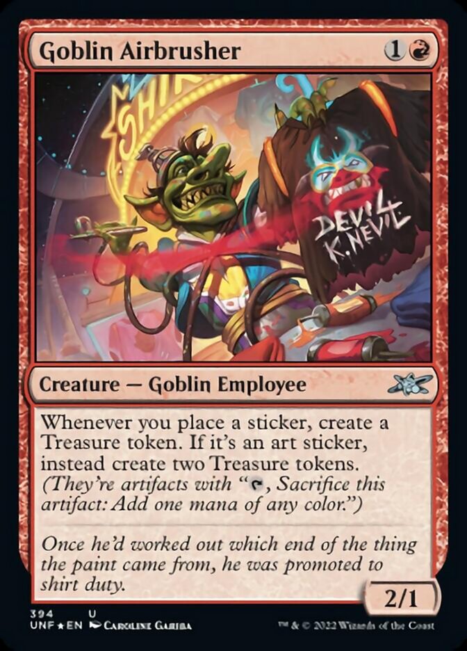 Goblin Airbrusher (Galaxy Foil) [Unfinity] | Fandemonia Ltd