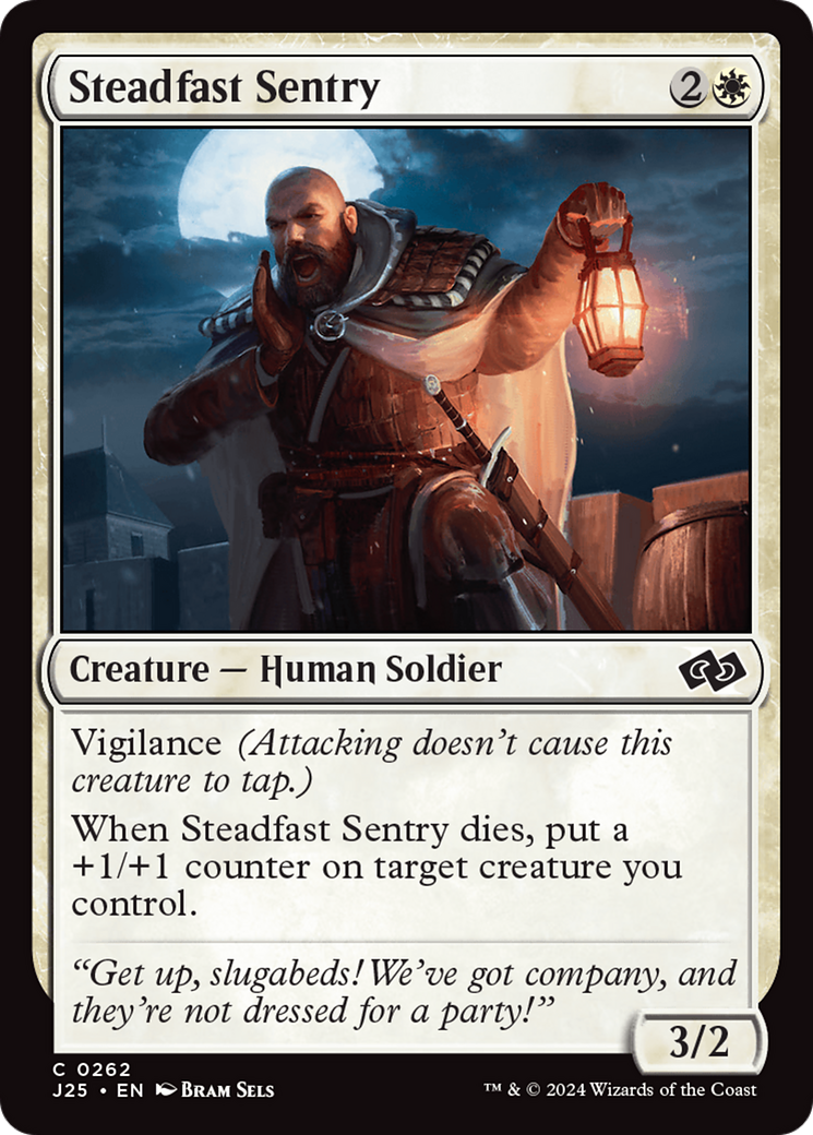 Steadfast Sentry [Foundations Jumpstart] | Fandemonia Ltd