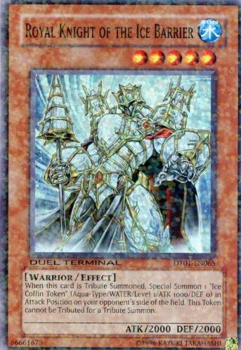 Royal Knight of the Ice Barrier [DT01-EN065] Super Rare | Fandemonia Ltd