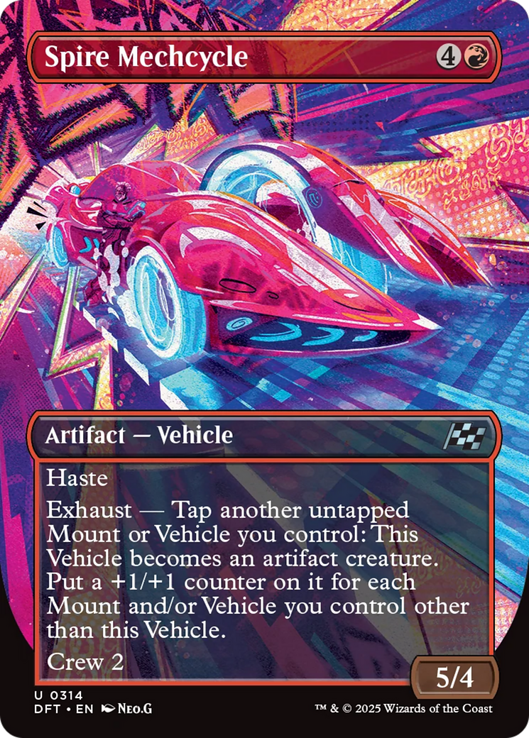 Spire Mechcycle (Borderless) [Aetherdrift] | Fandemonia Ltd