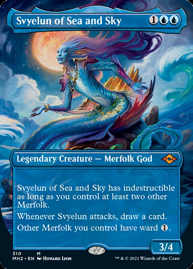 Svyelun of Sea and Sky (Borderless Alternate Art) [Modern Horizons 2] | Fandemonia Ltd