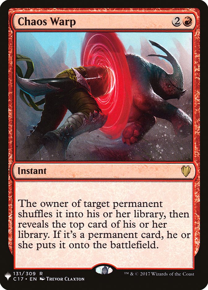 Chaos Warp (C17) [The List] | Fandemonia Ltd