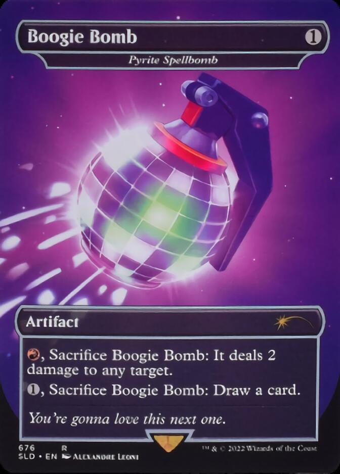 Pyrite Spellbomb - Boogie Bomb (Borderless) [Secret Lair Drop Promos] | Fandemonia Ltd