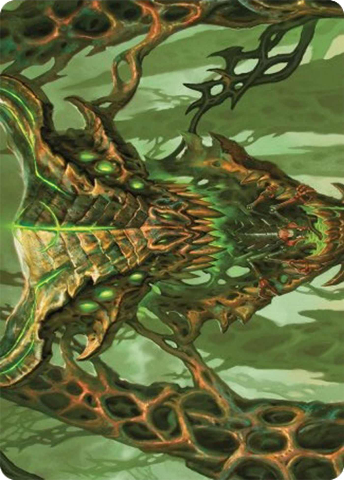 Colossal Dreadmask Art Card [Modern Horizons 3 Art Series] | Fandemonia Ltd