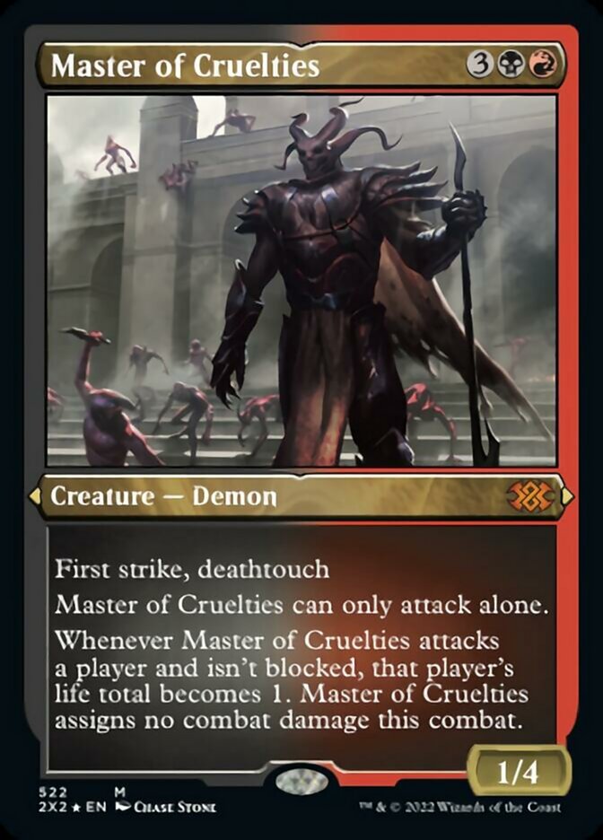 Master of Cruelties (Foil Etched) [Double Masters 2022] | Fandemonia Ltd