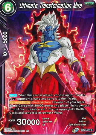 Ultimate Transformation Mira (BT11-137) [Vermilion Bloodline 2nd Edition] | Fandemonia Ltd