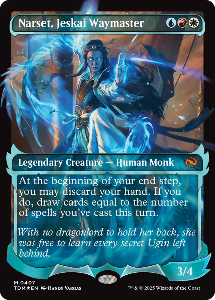 Narset, Jeskai Waymaster (Showcase) [Tarkir: Dragonstorm] | Fandemonia Ltd