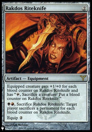 Rakdos Riteknife [The List] | Fandemonia Ltd