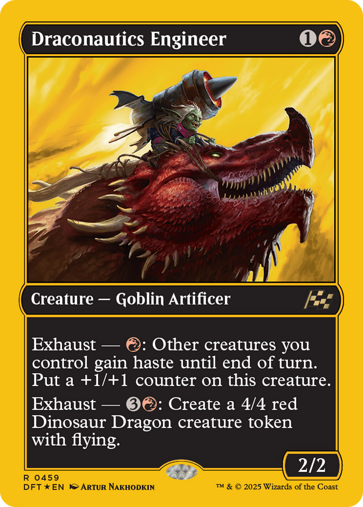 Draconautics Engineer (First-Place Foil) [Aetherdrift] | Fandemonia Ltd
