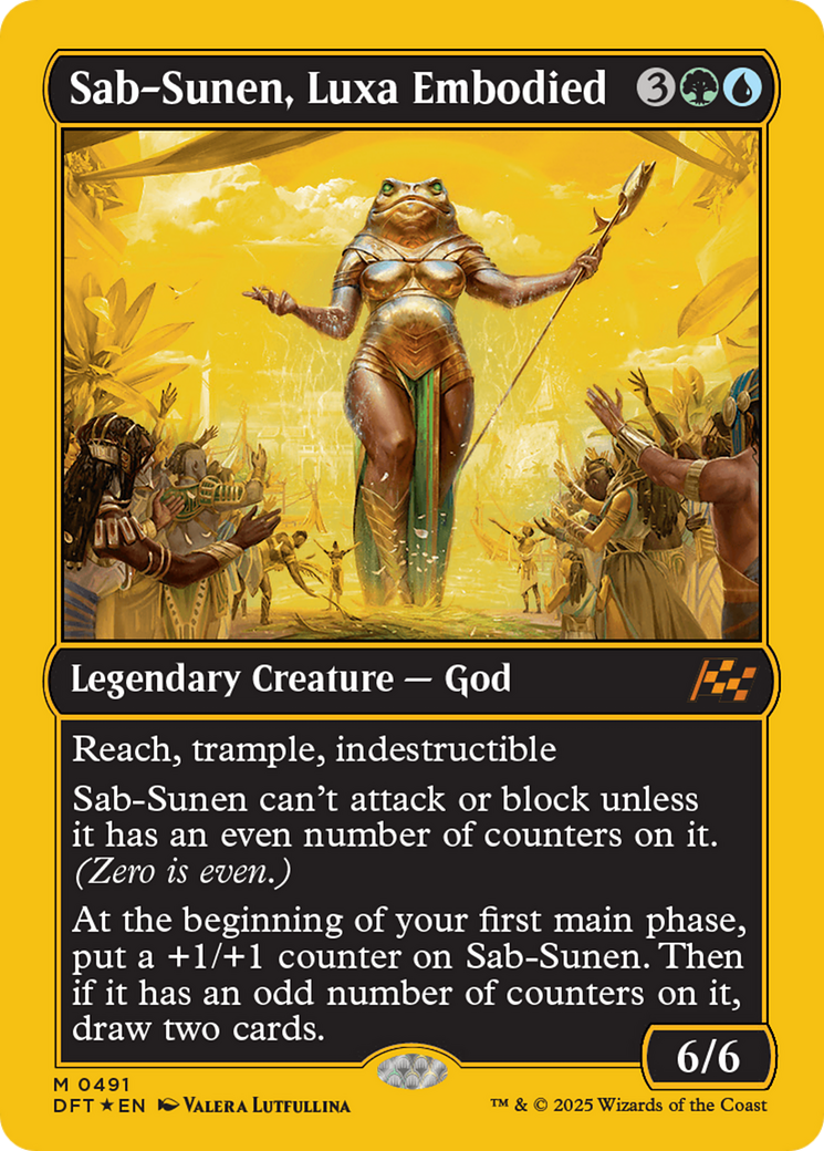 Sab-Sunen, Luxa Embodied (First-Place Foil) [Aetherdrift] | Fandemonia Ltd